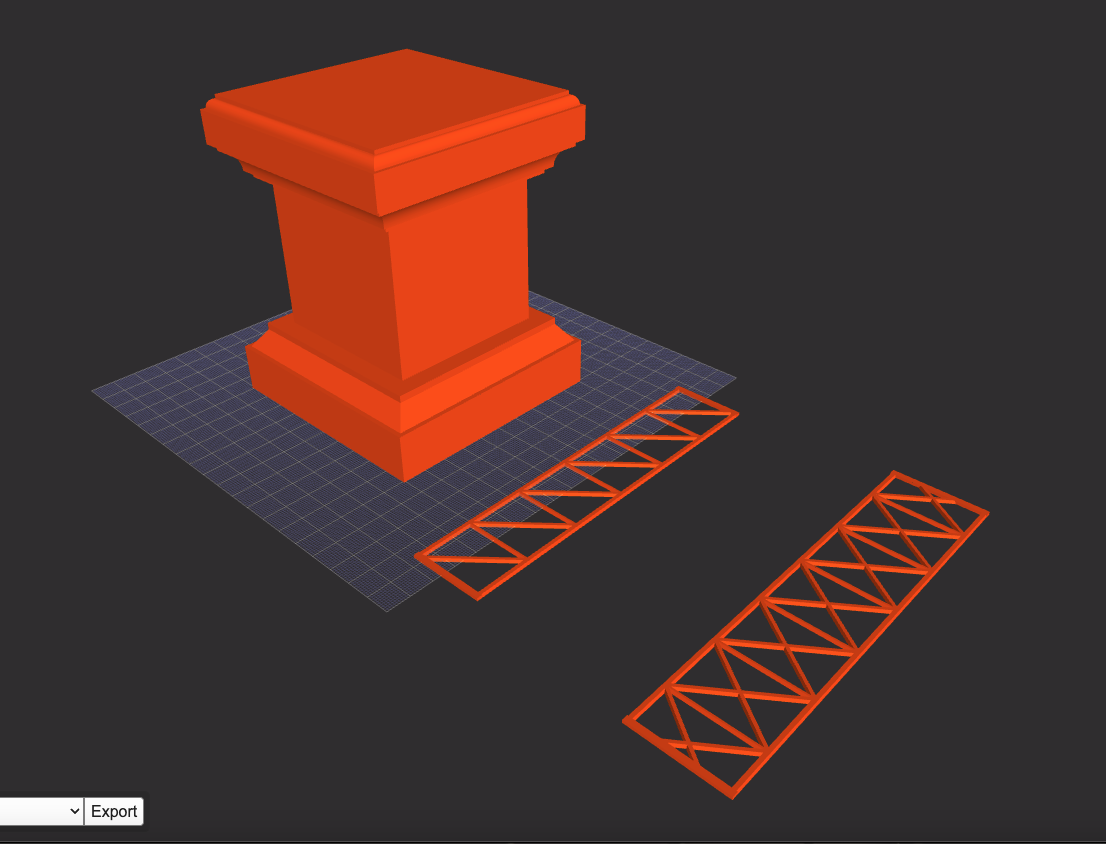 swcad-js demo - plinth + joist swcad-js demo - plinth + joist